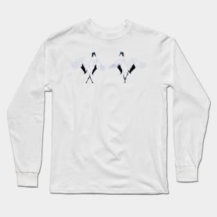 Dancing Cranes Earthy Long Sleeve T-Shirt